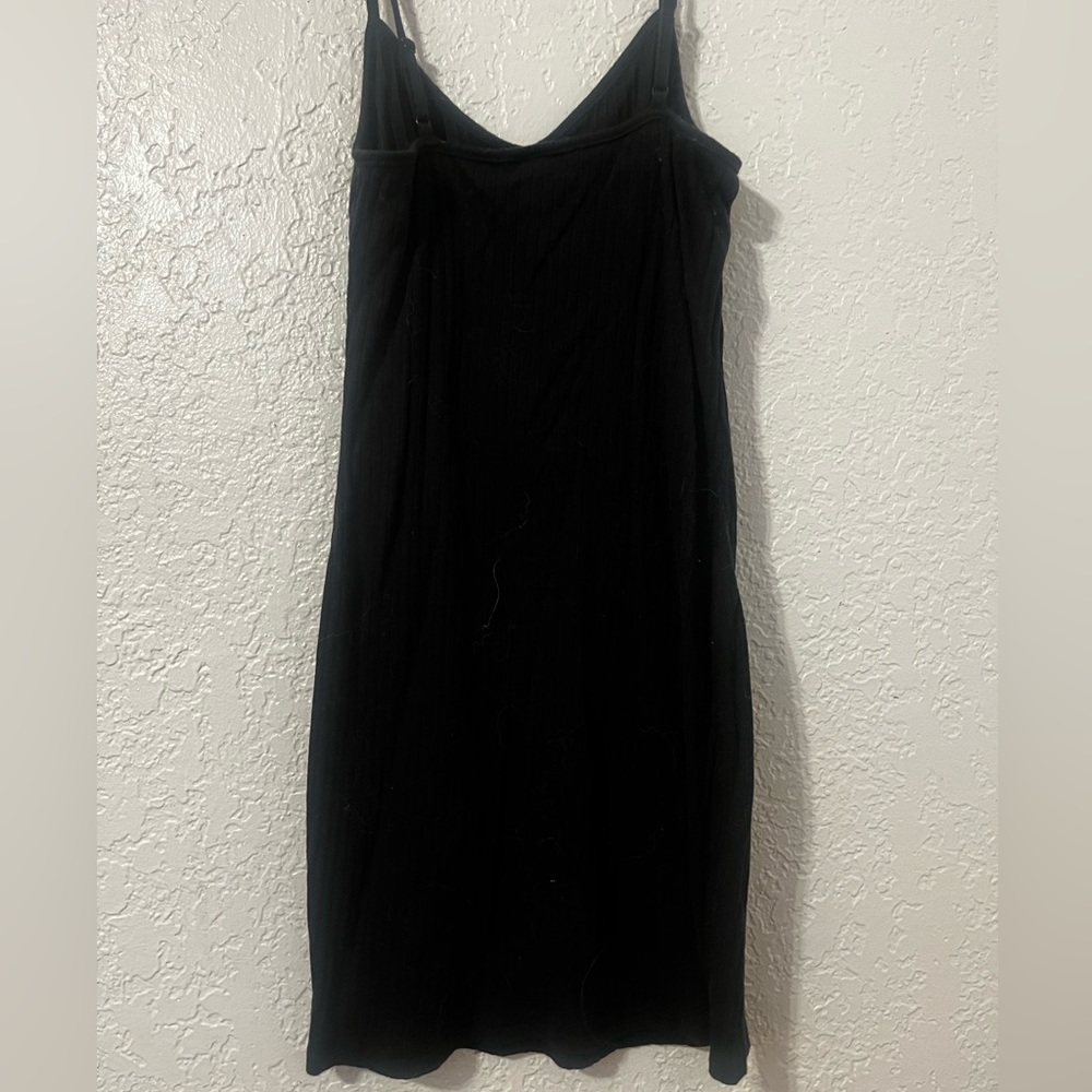 Plain black dress